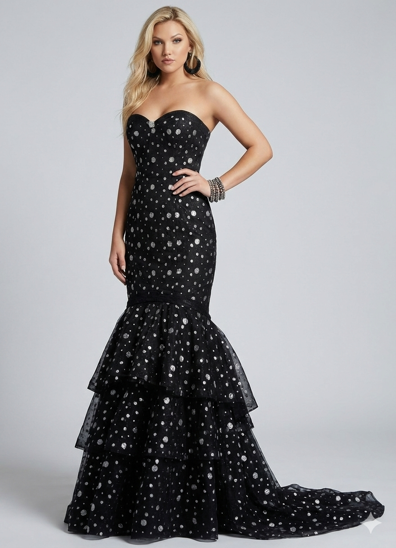 Black / Silver Gown