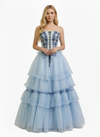 The Powder Blue A-Line Gown