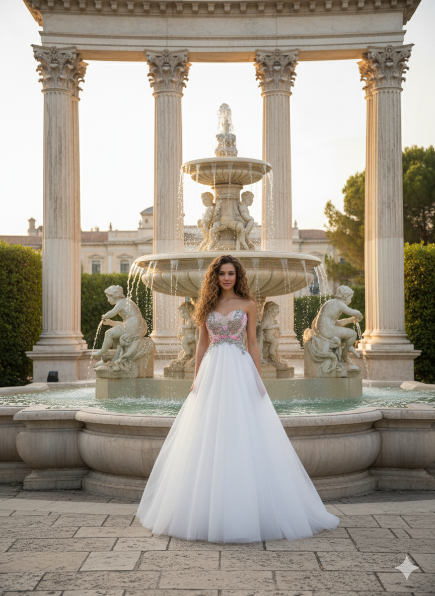 The Enchanted Blossom Ball Gown