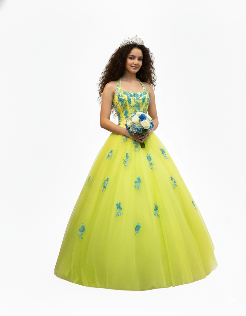 The Sunlit Symphony Gown