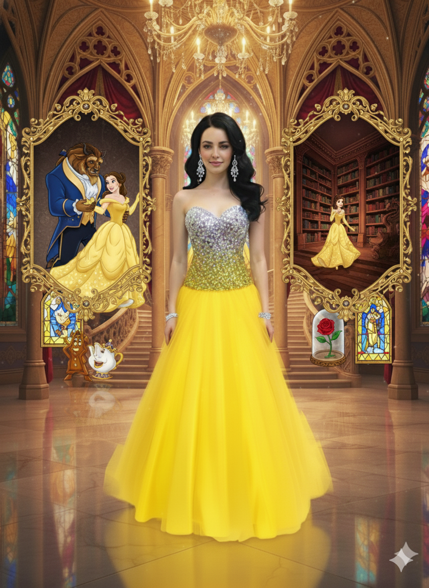 The Sunlit Blossom Ball Gown