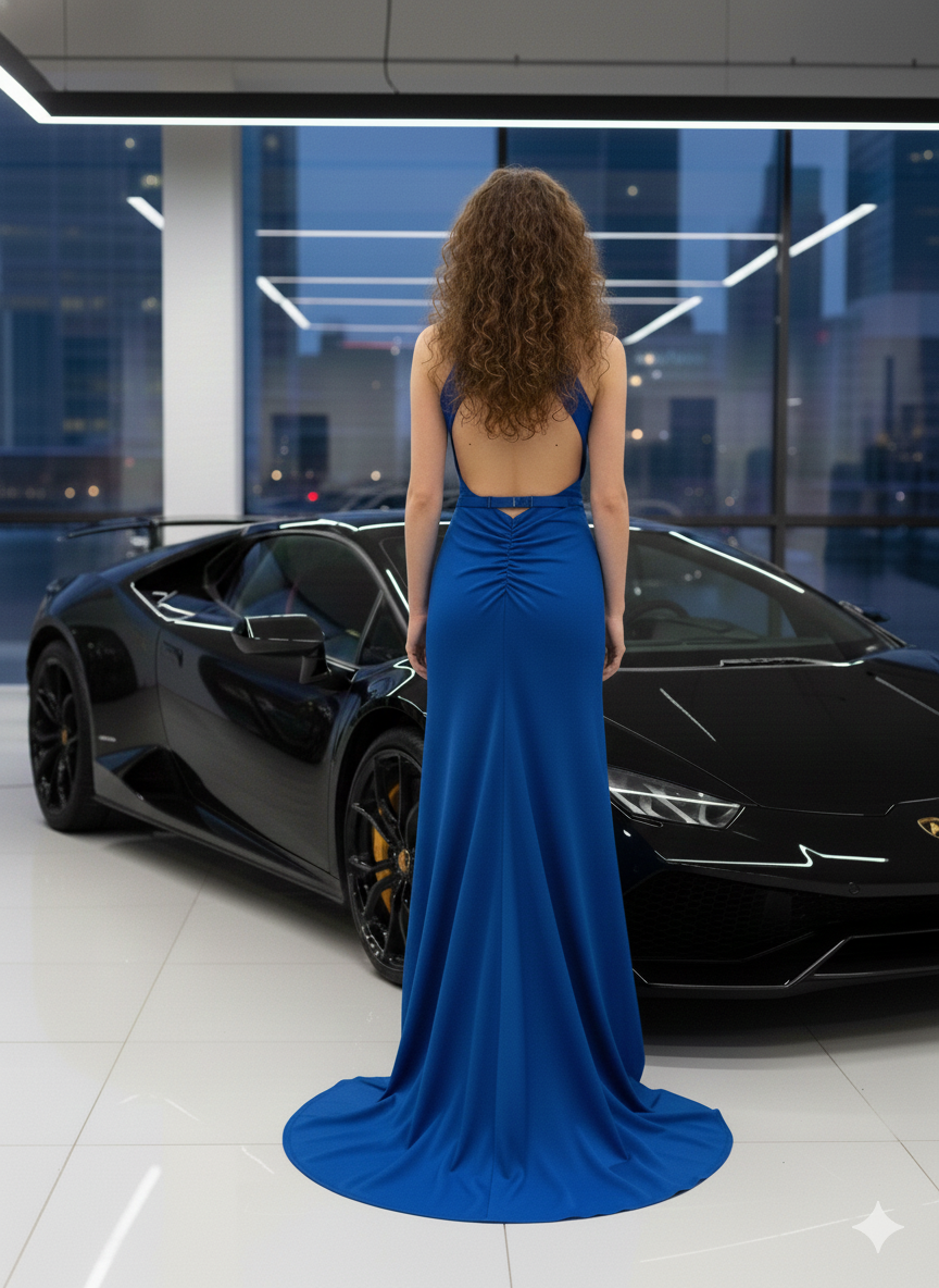 Royal Blue Gown