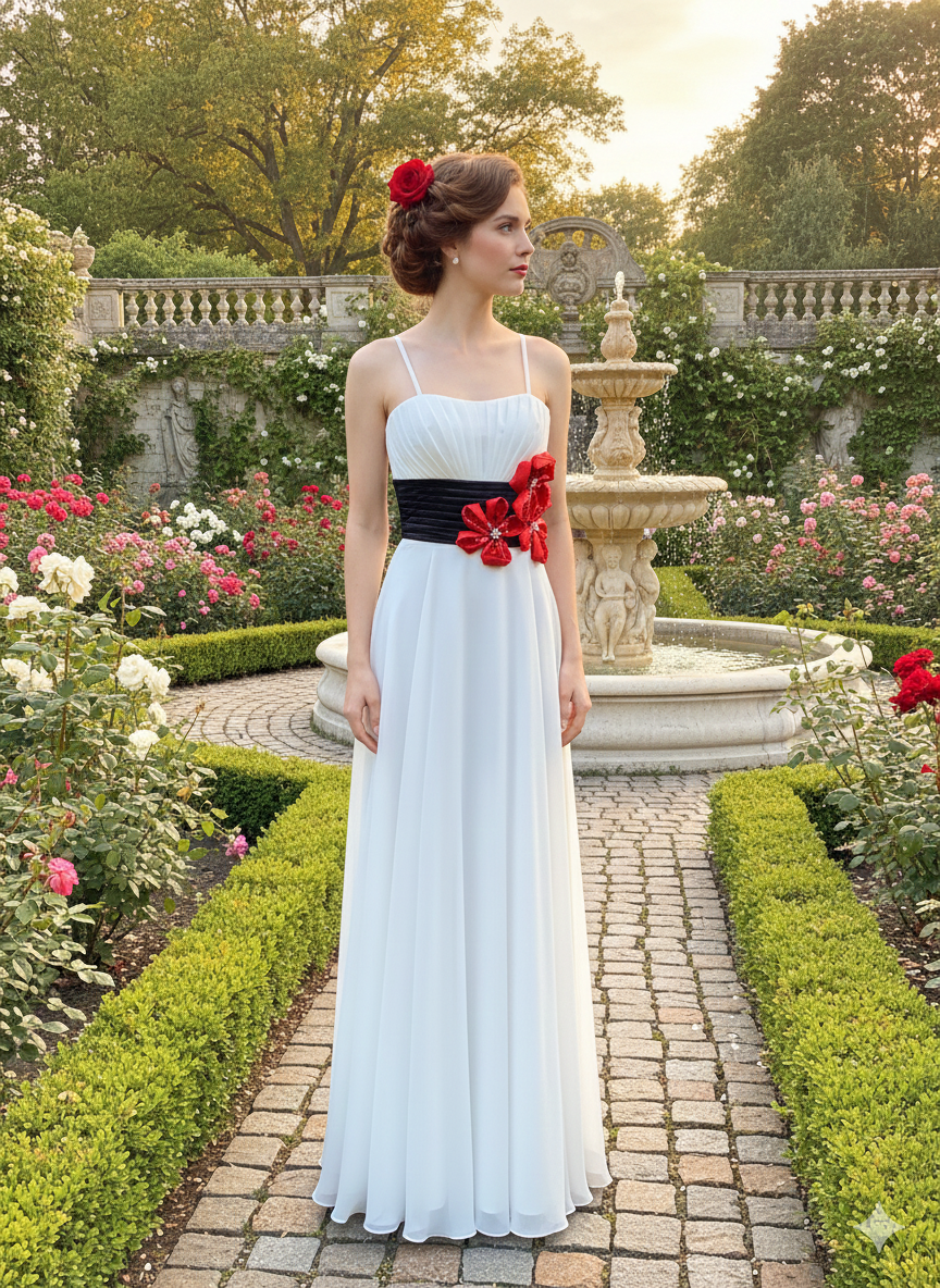 The Garden Grace Strapless Gown
