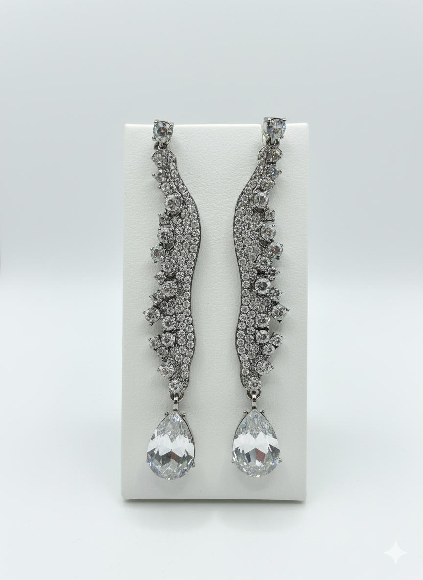 The Seraphina Art Deco S-Curve Chandelier Drops