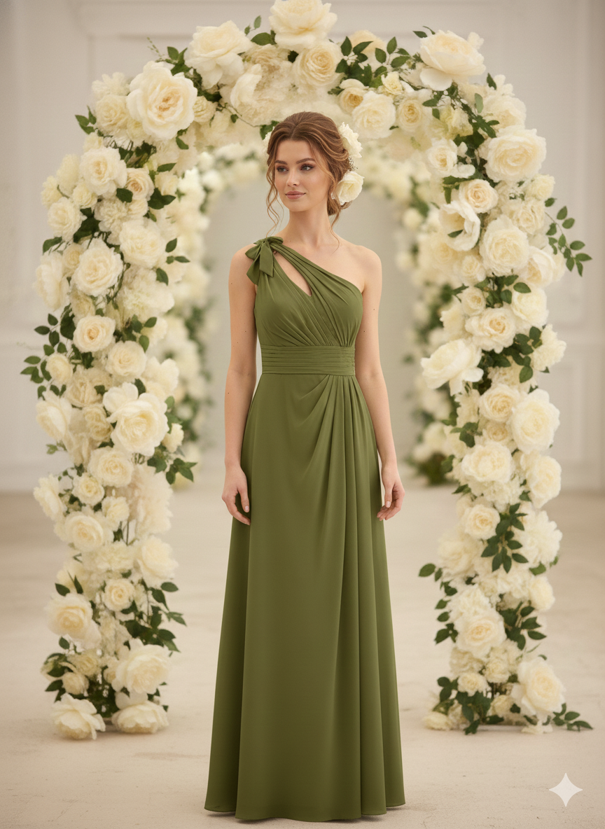 Special Occasion Olive Gown