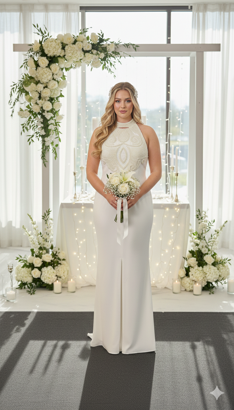 Wedding Special Off White Gown