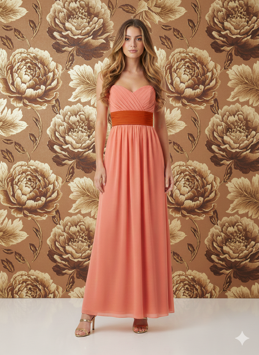 The Peach Dawn Gown