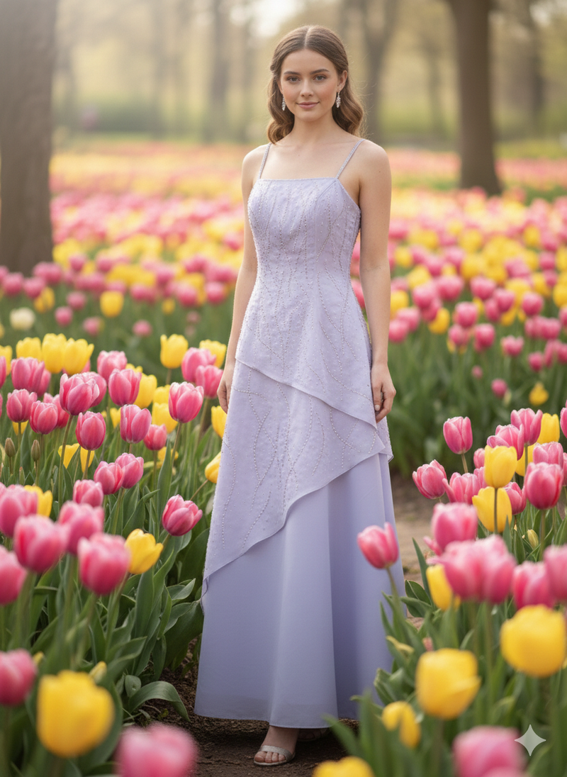 The Lavender Poise Gown