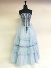The Powder Blue A-Line Gown